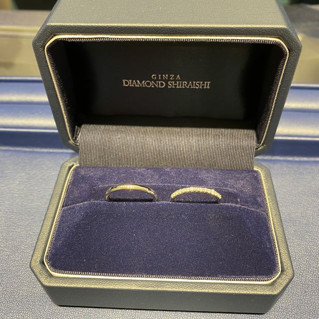 【銀座ダイヤモンドシライシの口コミ】 デザイン性が良かった！妻がずっとインスタなどで探していたが、それが、…