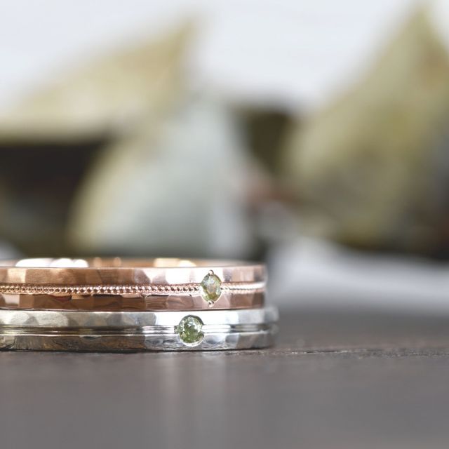 【ついぶ工房の口コミ】 一生の思い出である結婚指輪を2人でお互いに手作りしたかったためここを選…