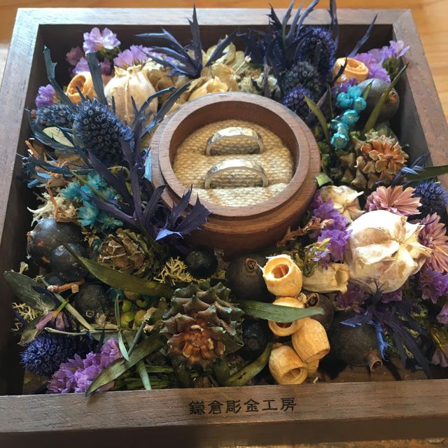 【鎌倉彫金工房の口コミ】 デザイン、素材の組み合わせが選べた。
鎌倉という場所も好きな場所で、自…