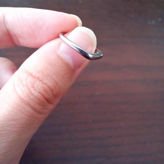 【ブルガリ(BVLGARI)の口コミ】 指が長いのですが関節が太いので、綺麗に見える細身の指輪をさがしていま…