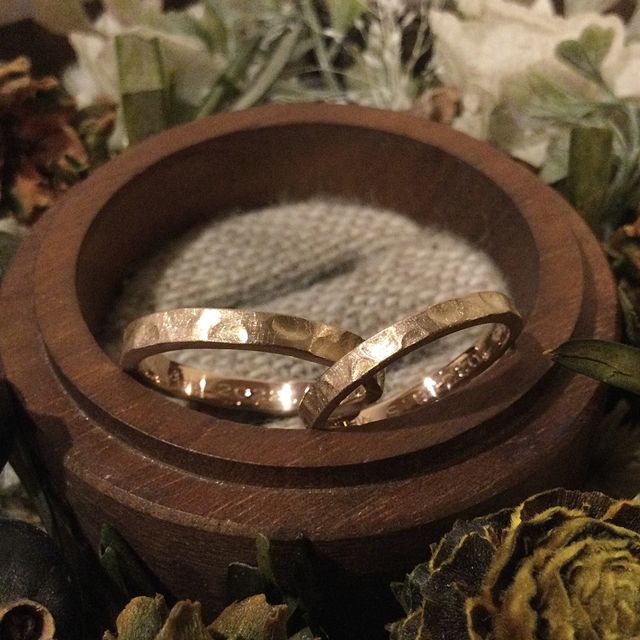 【鎌倉彫金工房の口コミ】 つちめがいいなと思っていて、実際店舗に行ってから見てやはりこれに決め…