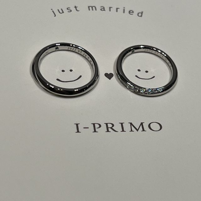 【アイプリモ(I-PRIMO)の口コミ】 旦那さんがくれた婚約指輪がアイプリモだったので、
同じところで欲しいな…