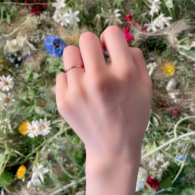 【BAUM(バーム)の口コミ】 他の色も試させていただきましたが一番はピンクゴールドの色が決め手でし…