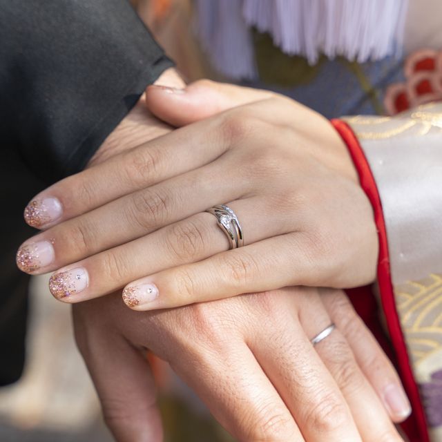 【エクセルコダイヤモンド(EXELCO DIAMOND)の口コミ】 他の店舗にも見に行きましたが、どれも同じようなデザインのため、これ！…