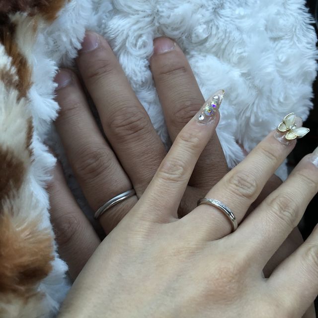 【銀座ダイヤモンドシライシの口コミ】 指輪といえば、銀座ダイヤモンドシライシさんだったので、初めから購入予…