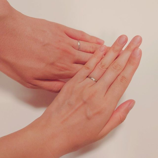 【アイプリモ(I-PRIMO)の口コミ】 指輪のデザインが綺麗でかつワンポイントのダイヤもあり、一目惚れでした…