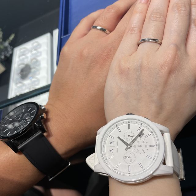 【銀座ダイヤモンドシライシの口コミ】 素材もデザインも着け心地も価格も全て理想の指輪に出会えました！種類も…