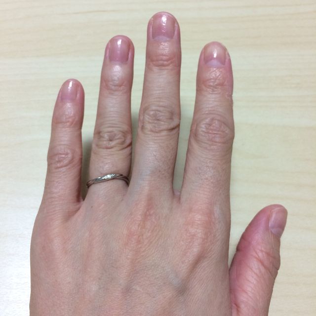 【ヴァンドーム青山(VENDOME AOYAMA)の口コミ】 長く身につけるものなので、なるべくシンプルで、でもちょっと飾り気のあ…