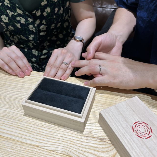 【出雲結(いずもゆい)の口コミ】 お店、指輪のコンセプト共に好みにピッタリでだったので、ほぼ即決で決め…