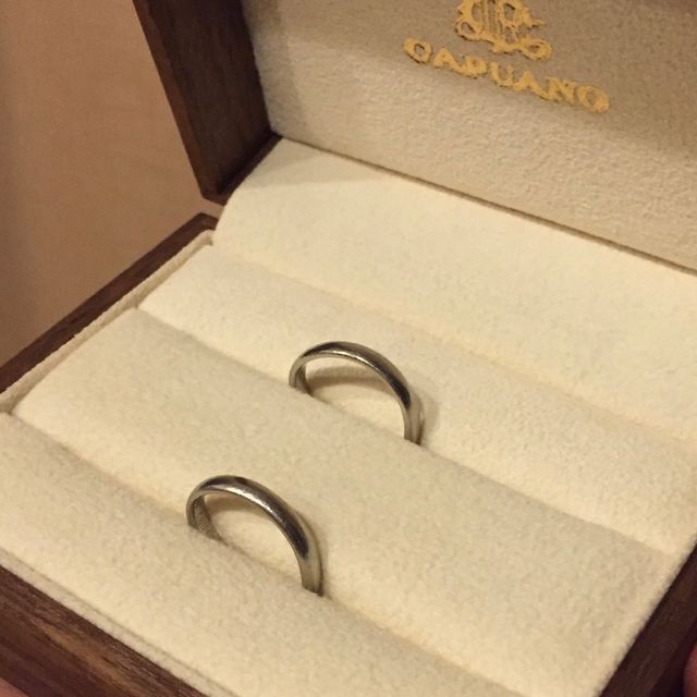 【CAPUANO(カプアーノ)の口コミ】 夫婦ともにシンプルなデザインが好みだったので、とにかくシンプルなデザ…