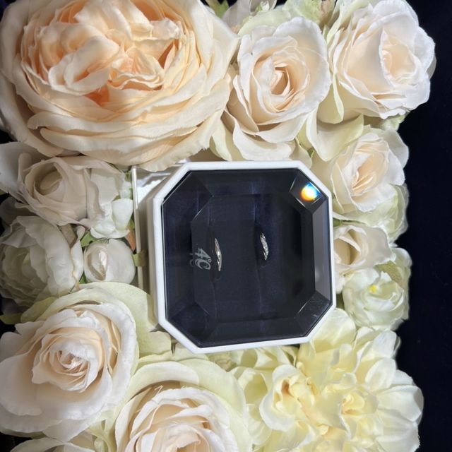 【4℃ BRIDAL(ヨンドシーブライダル)の口コミ】 自分の好みに合ったデザインであり且つ人と被らないものであったこと。細…