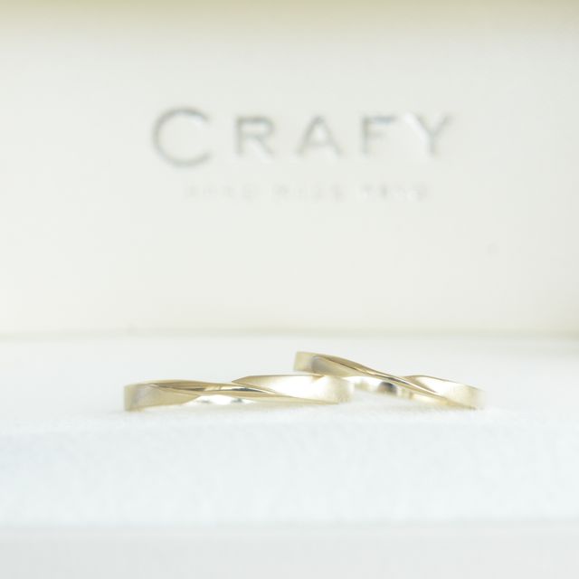 【CRAFY(クラフィ)の口コミ】 結婚指輪は、２人で手作りすることを前提に探しました。何店舗か見に行っ…