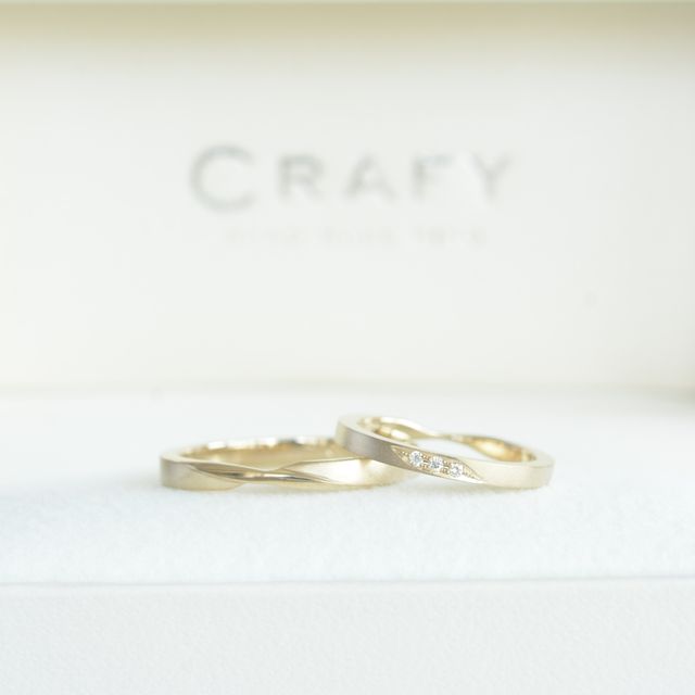 【CRAFY(クラフィ)の口コミ】 結婚指輪は、２人で手作りすることを前提に探しました。何店舗か見に行っ…