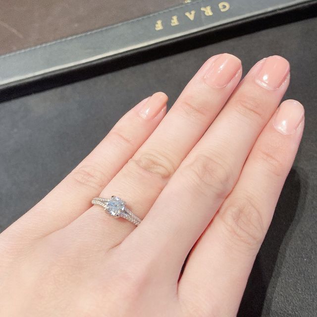 【グラフ(GRAFF)の口コミ】 1人でGRAFFさんを訪れた際レガシーを見て一目惚れ♡帰宅し「ダイヤの輝きが…