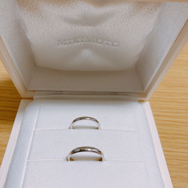 【MIKIMOTO(ミキモト)の口コミ】 シンプルなデザインをもともと希望していました。ミルウチや3つ石も検討し…