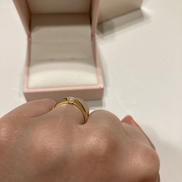 【Love Bond(ラブボンド)の口コミ】 どうしてもイエローゴールドが欲しかったので、まずイエローゴールドの指…