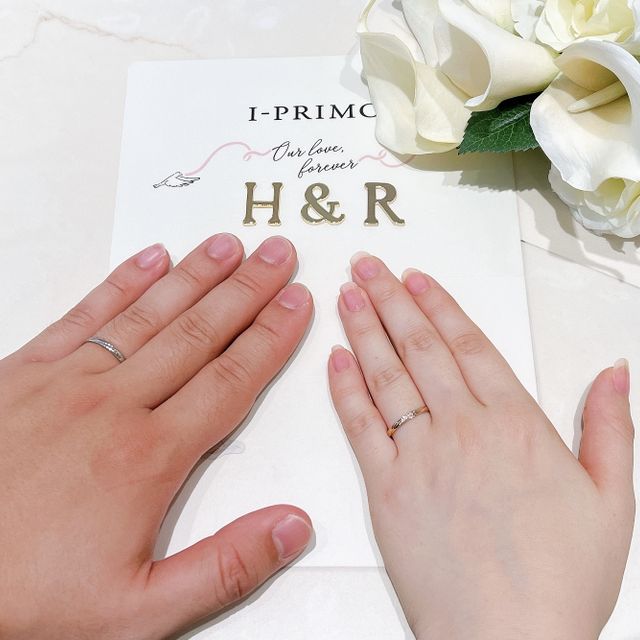 【アイプリモ(I-PRIMO)の口コミ】 昨年夏の下見の時に、実は第一希望のデザインがあって。結果的にその指輪…