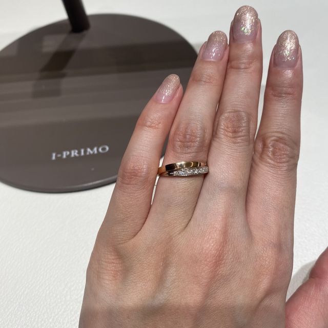 【アイプリモ(I-PRIMO)の口コミ】 元々ゴールドが好きで、さらにイエベのためできればイエローゴールドを、…