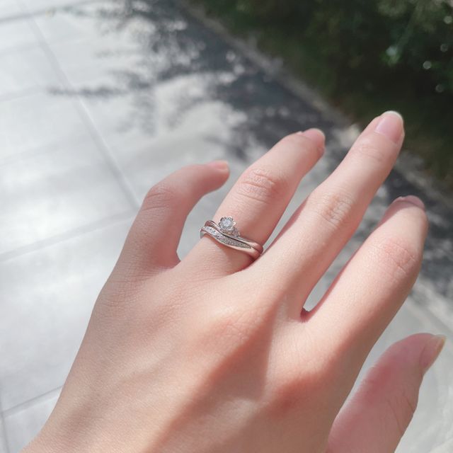 【TRECENTI(トレセンテ)の口コミ】 希少なピンクダイヤモンドとアフターサービスが良くて決めたと彼には言わ…