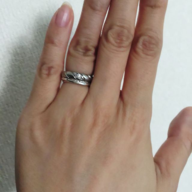 【ショーメ(CHAUMET)の口コミ】 いつもはさほどアクセサリーにこだわりのない主人が、結婚指輪を買うなら…