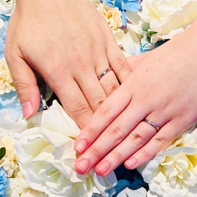 【Something Blue(サムシングブルー)の口コミ】 夫婦ともに、それぞれ気に入ったデザインであったこと、お値段が1本8万円…