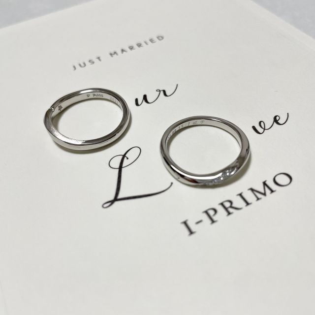 【アイプリモ(I-PRIMO)の口コミ】 ネットでいろんな店舗の指輪を見てる段階から彼がこのアイプリモさんのノ…