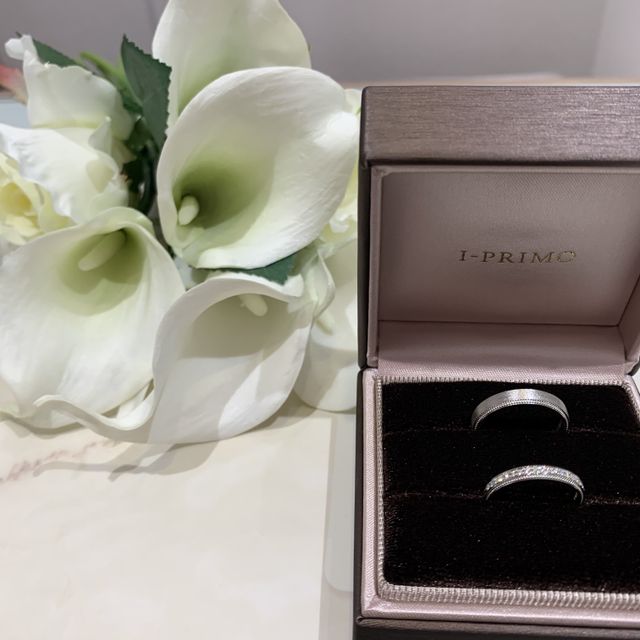 【アイプリモ(I-PRIMO)の口コミ】 指輪一周にミル打ちデザインや幅広で少し丸くアンティークなデザインが第…