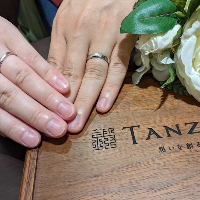 【TANZO.(鍛造指輪)の口コミ】 鍛造製法により丈夫な指輪であることとデザインを自由に決められるので自…