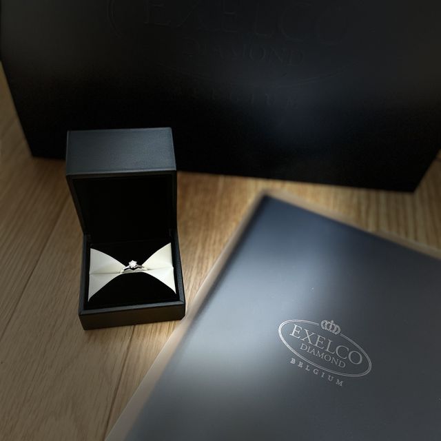 【エクセルコダイヤモンド(EXELCO DIAMOND)の口コミ】 元々ネットでは見ていてこれがいいなぁと思ったのを見せてもらって付けさ…