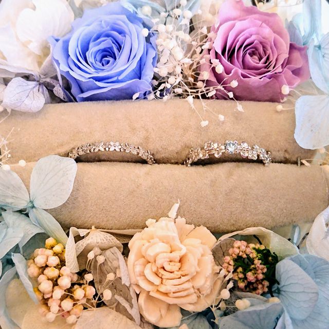 【BELLE BLANCHE(ベルブランシュ)の口コミ】 紫陽花が大好きなので、紫陽花モチーフに一目惚れしました！
元々はあまり…