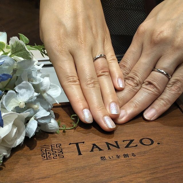【TANZO.(鍛造指輪)の口コミ】 鍛造の強度や製作工程を丁寧に説明していただき、一生身につけていられる…