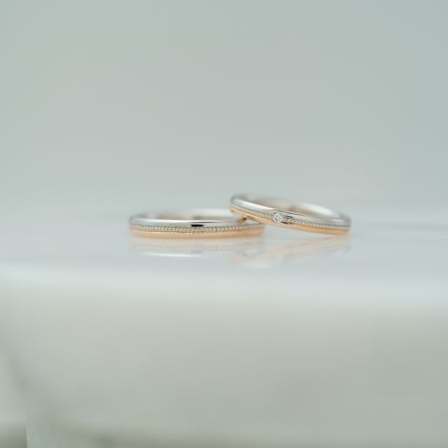 【THREE TREES(スリーツリーズ)の口コミ】 プラチナとゴールドのコンビにしたい、ミルを打ってもらいたいなどなど、…