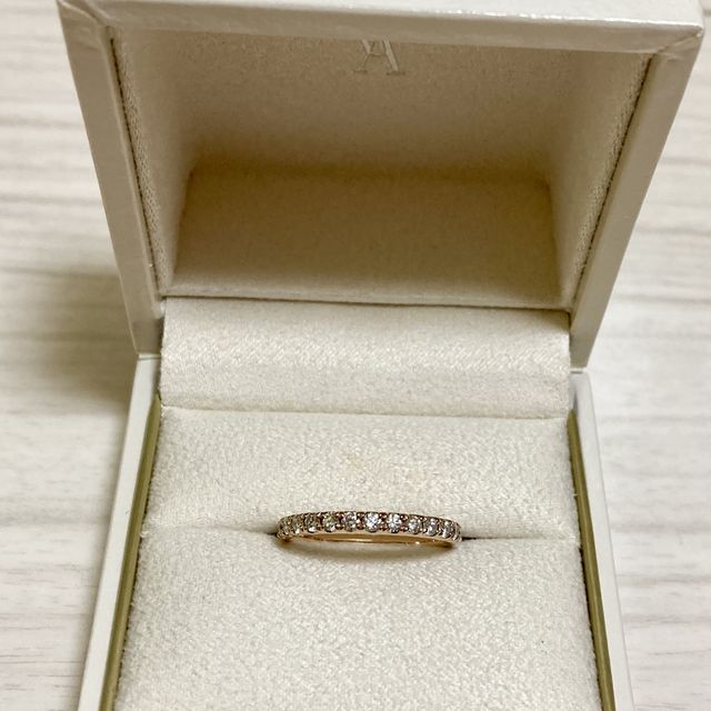 【ヴァンドーム青山(VENDOME AOYAMA)の口コミ】 普段使いもできる、いわゆる婚約指輪ぽくはない、ハーフエタニティタイプ…