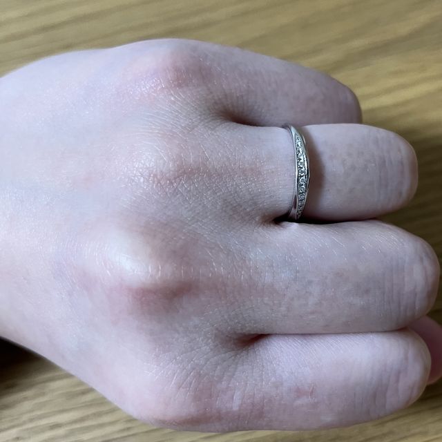 【BELLE NOBLE(ベルノーブル)の口コミ】 指輪購入の決め手は指輪のデザインが好きだった事、指輪の素材や加工を好…
