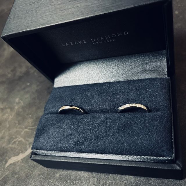 【ラザール ダイヤモンド(LAZARE DIAMOND)の口コミ】 ダイヤの輝き、デザイン、そしてなにより担当して下さった方が本当に素敵…