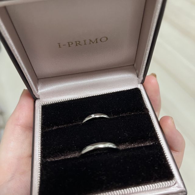 【アイプリモ(I-PRIMO)の口コミ】 シンプルで、ダイヤが１つ入っているのが欲しくて探していました。細めに…