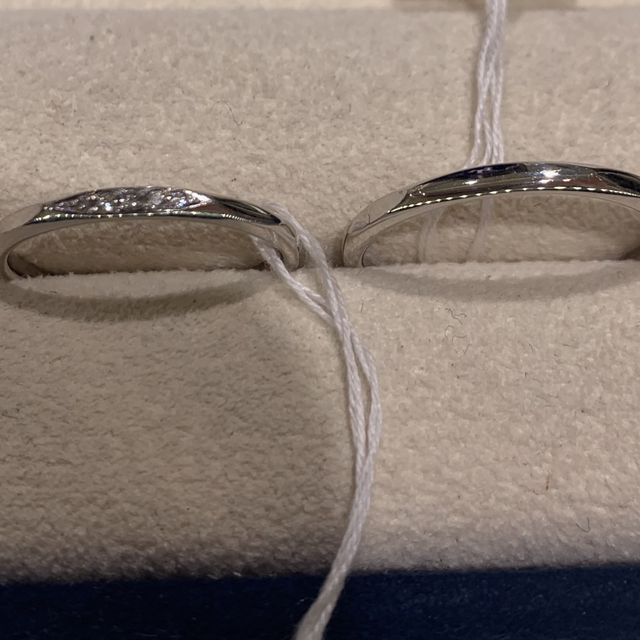 【ヴァンドーム青山(VENDOME AOYAMA)の口コミ】 当時は細めで探していたので、細さもちょうど良く、他のブランドさんとは…