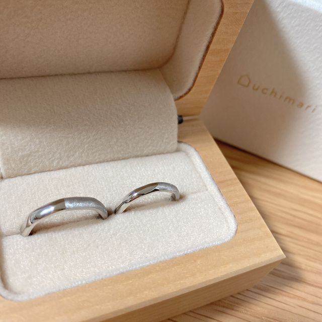 【uchimari(ウチマリ)の口コミ】 手書きの刻印ができることと、2人で手作りできることが決め手です。指輪を…
