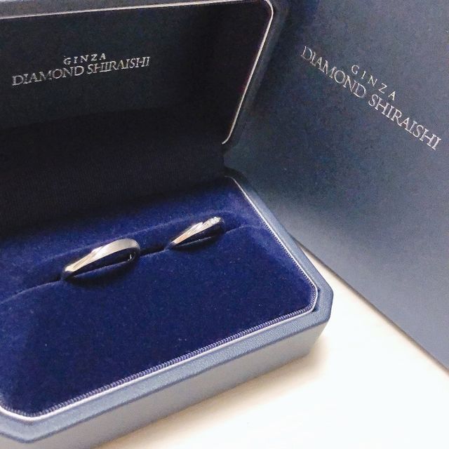 【銀座ダイヤモンドシライシの口コミ】 一般的なシンプルで真っ直ぐな何もないデザインよりかは、少し凝ったもの…
