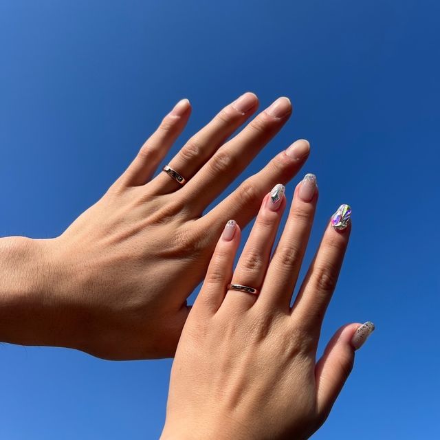 【ケイウノ ブライダル(K.UNO BRIDAL)の口コミ】 指輪を選ぶ時にシンプルなデザインであまり石など入れなくていいと2人で決…