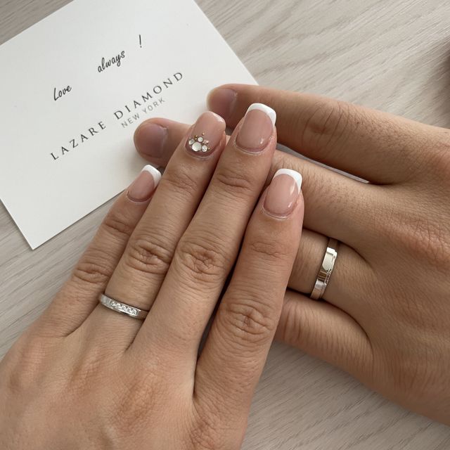 【ラザール ダイヤモンド(LAZARE DIAMOND)の口コミ】 お店に行く前に、ホームページでデザインを何種類か候補上げましたが、ホ…