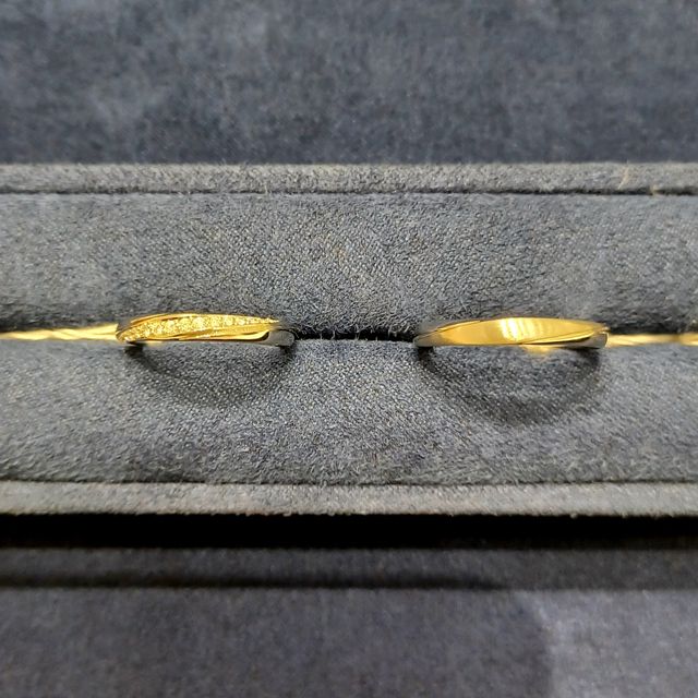 【4℃ BRIDAL(ヨンドシーブライダル)の口コミ】 4℃ブライダル50周年の限定発売デザインを最初に紹介いただき、エタニティ…