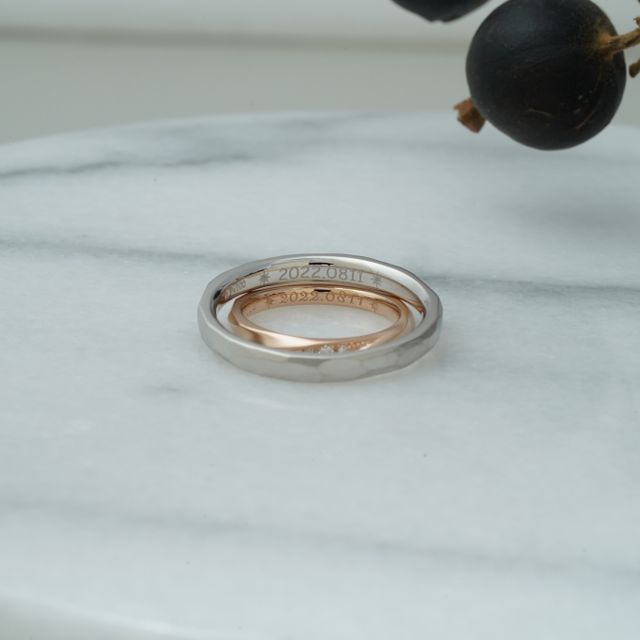 【THREE TREES(スリーツリーズ)の口コミ】 指輪は、2人で作ろうと決めてから、SNSなど調べた中で2人で決めました。な…
