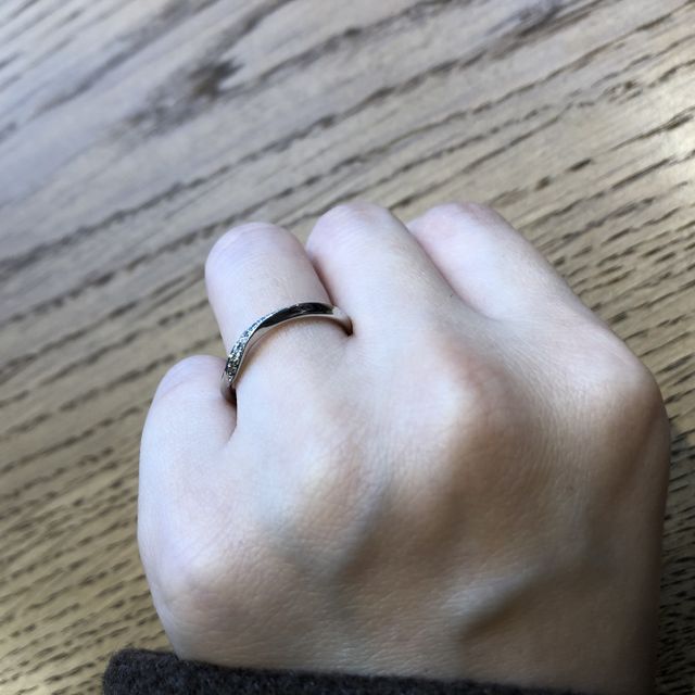 【TRECENTI(トレセンテ)の口コミ】 ダイヤモンドが付いているタイプをリクエストしましたが、たくさん種類が…