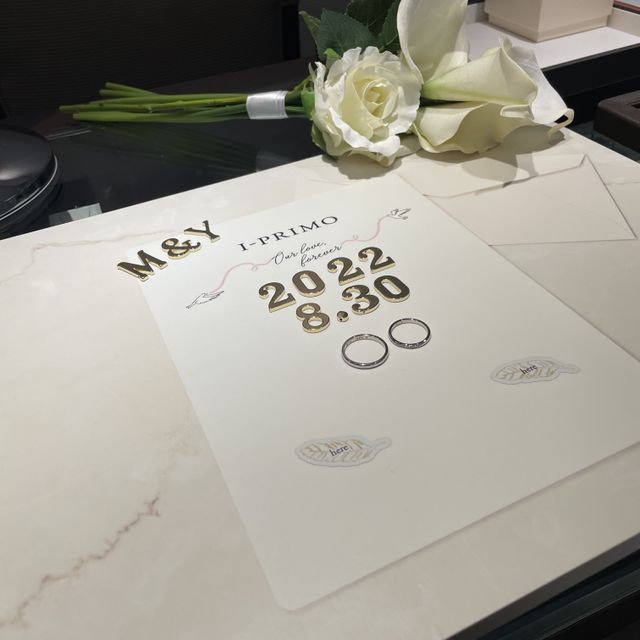 【アイプリモ(I-PRIMO)の口コミ】 デザイン、素材、指輪に込められた意味に惹かれました。着用してみた感じ…