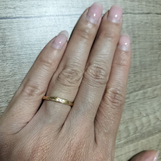 【アイプリモ(I-PRIMO)の口コミ】 結婚3周年の記念として、ゴールドの指輪を夫が探してくれました。1本目は…