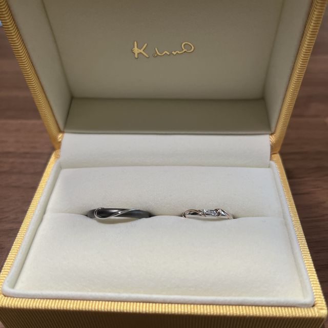 【ケイウノ ブライダル(K.UNO BRIDAL)の口コミ】 色々なブランドを渡り歩いて理想の指輪を探していましたがピンとくるデザ…
