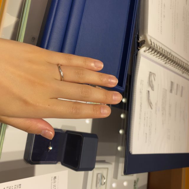 【銀座ダイヤモンドシライシの口コミ】 まずは、着け心地！同じデザインや号数でもスルスルと滑らかに入るのは格…