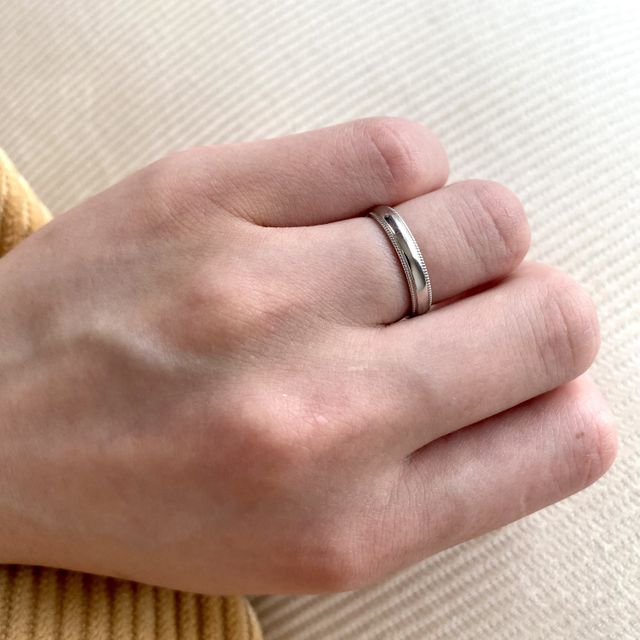 【PILOT BRIDAL(パイロットブライダル)の口コミ】 飽きの来ないシンプルなものとデザインありのもので迷いましたが、写真に…