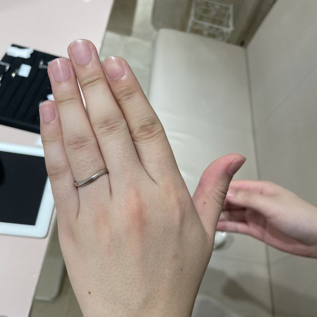 【TRECENTI(トレセンテ)の口コミ】 今回結婚指輪を購入を検討し、3回の来店をさせていただき決めることができ…